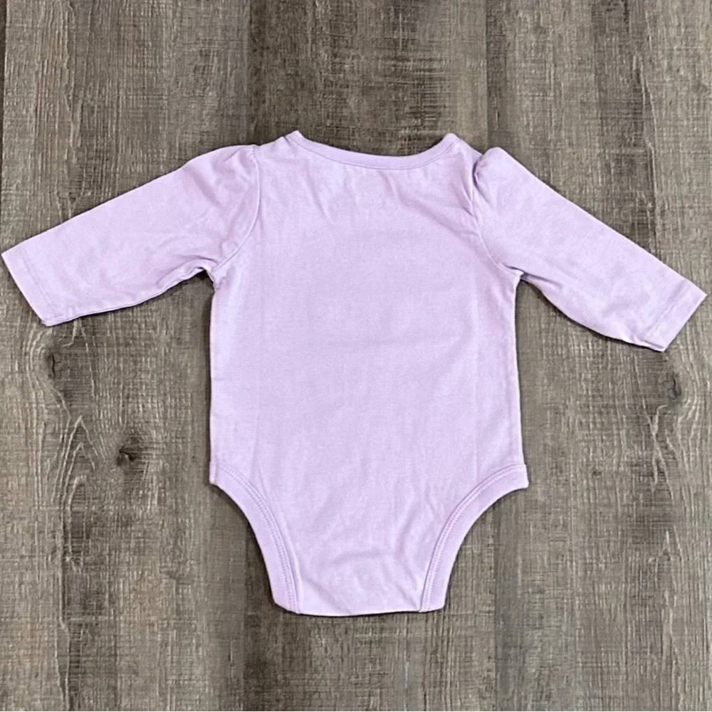 💞 New Baby / Infant Size 0-3 Months Purple “Take Me To Grandma’s…” Onesie